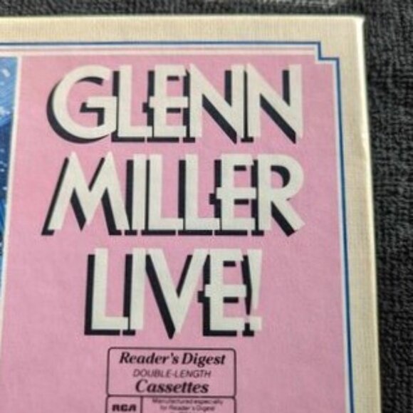 REDUCED MINT Vintage 3-Cassette Tape Boxed Set–Glenn Miller Live ! Released 1986 - Picture 5 of 12